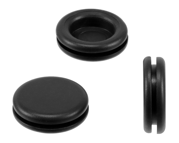 1x Membrantülle 16,0mm (PVC, schwarz)