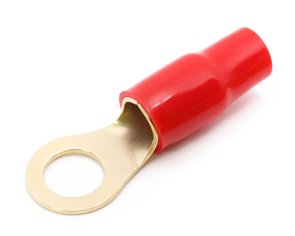 1x Ring-Kabelschuh vergoldet für 35mm² M12 (rot)