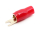 1x Gabel-Kabelschuh vergoldet für 25mm² M5  (rot)