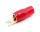Gabel-Kabelschuh vergoldet für 25mm² M5  (rot)