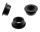 1x Schnelleinbau-Tülle 7x11x14 - 3mm  (PVC, schwarz, einseitig)