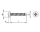 1x Linsenkopf-Blechschraube Ø2,2x9,5  (DIN 7981 - Form C & PZ, A2)