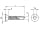1x Bohrschraube Ø4,2x19  (DIN 7504 - Form O, A2)
