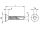 1x Bohrschraube Ø4,8x60  (DIN 7504 - Form O, A2)