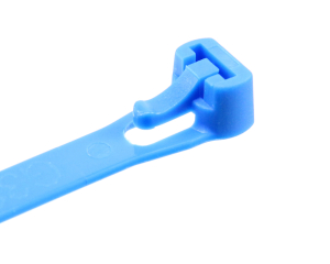 1x Kabelbinder PA6.6 blau 200x7,6mm  (wiederl&ouml;sbar,...