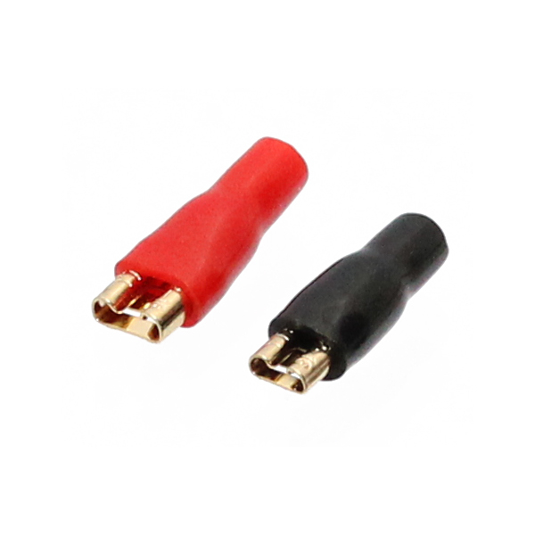 Auto-Lautsprecher-Stecker vergoldet rot