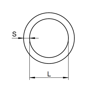 1x O-Ring geschweißt Ø35 x 4  (Art 8229, A4)