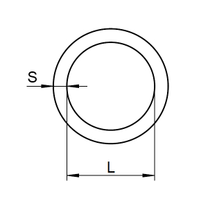 1x O-Ring geschwei&szlig;t &Oslash;45x6  (Art 8229, A4)