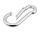 1x Karabinerhaken Ø10x100  (Art 8249 - klassisch symmetrisch, A4)