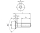 1x Senkschraube M10x30  (DIN 7991 - ISK, A2)