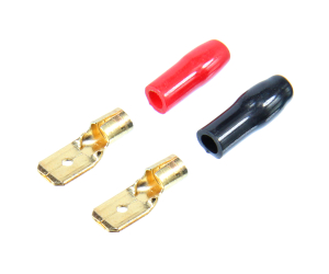 Flachsteckzungen 6,3mm vergoldet bis 6mm²  (20...