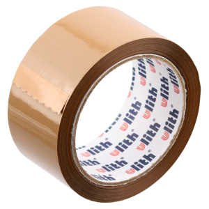 1x Paketklebeband 48mm x 66m  (48my, braun, leise abrollend)