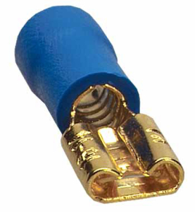 Flachstecker 4,8mm vergoldet 1,5-2,5mm²  (10...
