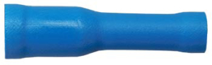 Rundsteckhülsen 4mm vergoldet 1,5-2,5mm²  (10 Stück, blau)
