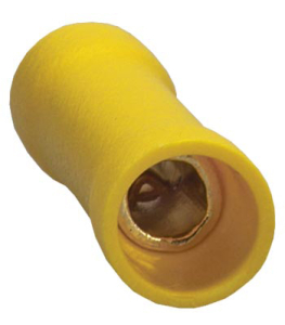 Kabelquetschverbinder vergoldet 4-6mm²  (10 Stück, gelb)