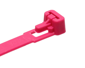 1x Kabelbinder PA6.6 pink 750x7,6mm  (wiederlösbar,...