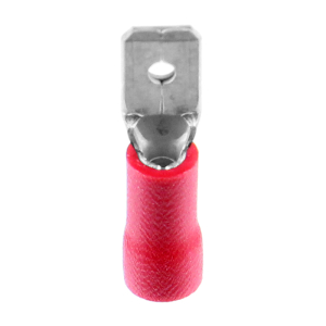 1x Flachstecker 4,8mm bis 1,5mm&sup2;  (rot, PVC...