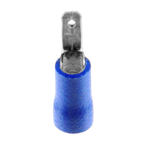 1x Flachstecker 2,8mm bis 2,5mm²  (blau, PVC...