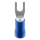 1x Gabel-Kabelschuh bis 2,5mm² M3  (blau, PVC teilisoliert)