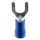 1x Gabel-Kabelschuh bis 2,5mm² M5  (blau, PVC teilisoliert)