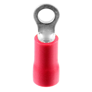 1x Ring-Kabelschuh bis 1,5mm&sup2; M3  (rot, PVC...