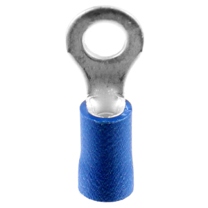 1x Ring-Kabelschuh bis 2,5mm&sup2; M4  (blau, PVC...