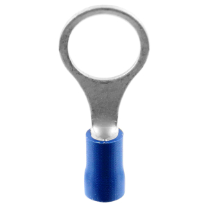 1x Ring-Kabelschuh bis 2,5mm&sup2; M10  (blau, PVC...