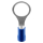 1x Ring-Kabelschuh bis 2,5mm² M10  (blau, PVC teilisoliert)