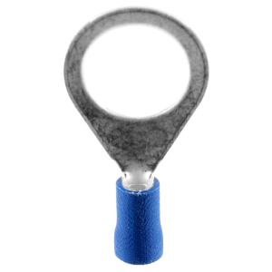 1x Ring-Kabelschuh bis 2,5mm² M12  (blau, PVC...