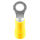 1x Ring-Kabelschuh bis 6,0mm² M5  (gelb, PVC teilisoliert)
