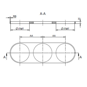 1 Paar individuelle MDF Aufnahmen  (3x TMTs bis 20cm)