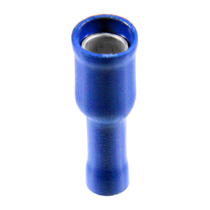 1x Rundsteckhülse 4mm bis 2,5mm²  (blau, PVC...