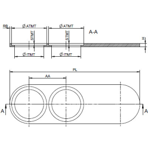 1 Paar individuelle MDF Doorboard-Panels  (2x TMTs bis 16,5cm)
