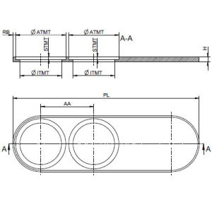 1 Paar individuelle MDF Doorboard-Panels  (2x TMTs bis 16,5cm)
