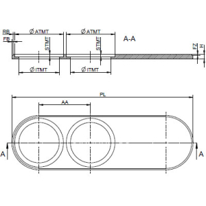 1 Paar individuelle MDF Doorboard-Panels  (2x TMTs bis 16,5cm)