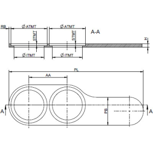 1 Paar individuelle MDF Doorboard-Panels  (2x TMTs bis 16,5cm)