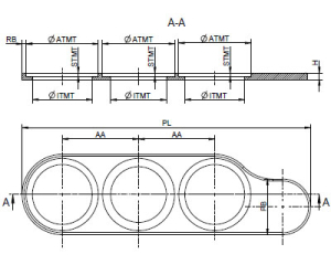 1 Paar individuelle MDF Doorboard-Panels  (3x TMTs bis 16,5cm)