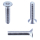 1x Senkschraube M12x50  (DIN 7991 - 8.8, VZ)