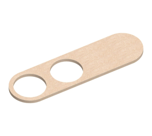 1 Paar individuelle MDF Doorboard-Panels (2x TMTs bis 20cm)