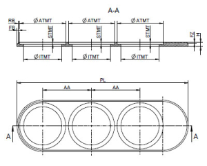 1 Paar individuelle MDF Doorboard-Panels  (3x TMTs bis 20cm)