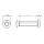 1x Linsenkopfschraube M3x14  (ISO 7380-1 - ISK, A2)