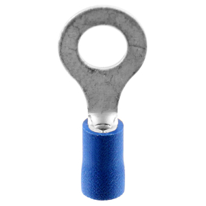 KLAUKE Quetsch-Kabelschuh bis 2,5mm² M6  (blau, PA teilisoliert)