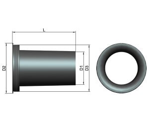 Monacor Bassreflexrohr BR-70 HP