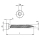 1x Fensterrahmenschraube Ø7,5x102  (für Holz-Profile - TX, VZ)