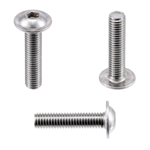 1x Linsenkopfschraube ISK mit Flansch M4x35  (ISO 7380-2,...