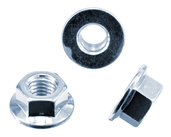 1x Sechskantmutter M16 Flansch (DIN 6923 - 8, VZ)