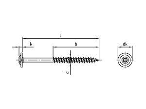 1x Tellerkopf-Holzbauschraube Ø8x320  (Art 9250 -...