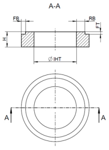 1 Paar MPX-Holzringe für HTs  (universal, mit Falz)