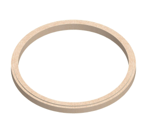 MDF-Holzring für 10"/25cm  (universal, mit Falz)