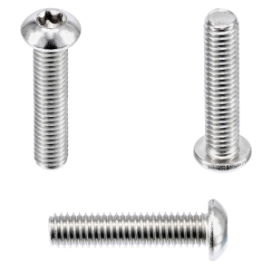 1x Linsenkopfschraube M6x8  (ISO 7380-1 - TX, A2)